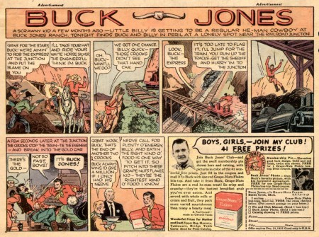 Buck Jones vintage ad